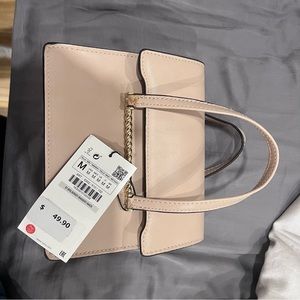Tan zara purse